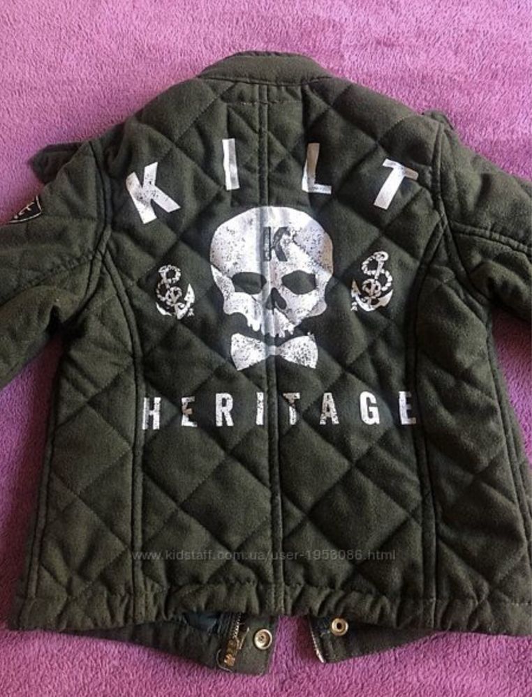 Куртка демисезонная на мальчика 3-5 лет Kilt Heritage