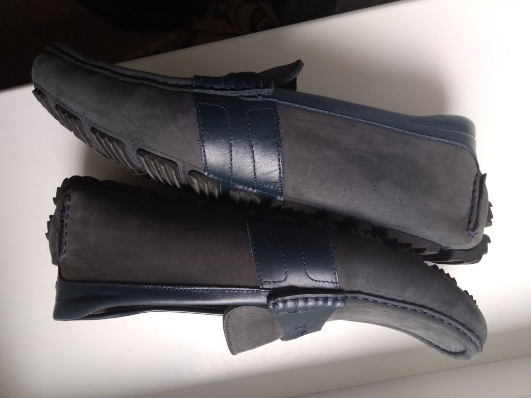 Мокасини Hugo Boss Mersedes,43-44 розмір, нубук