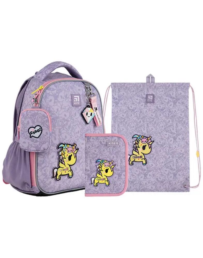 Рюкзак Kite Education каркасный SET_LP24-501S девочке ортопедический