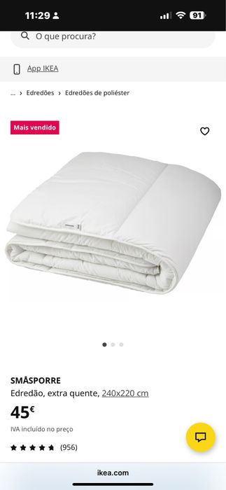 Edredom extra quente ikea 240x220