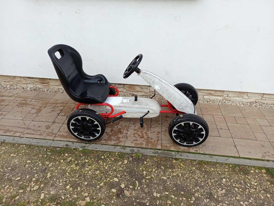 Gokart na pedały dla dziecka duże koła abarth