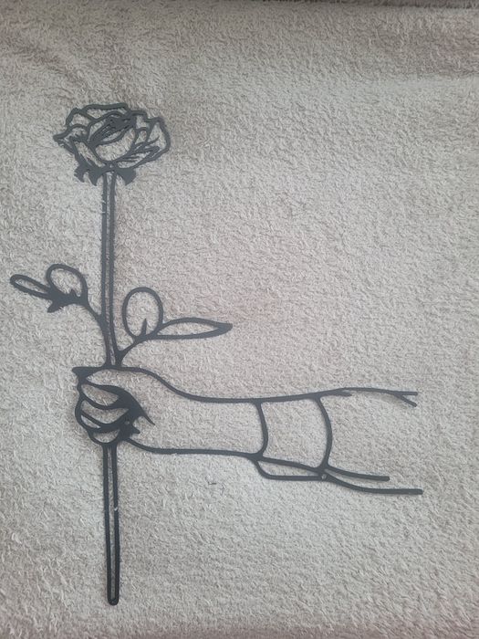 Ozdoba ścienna metalowa