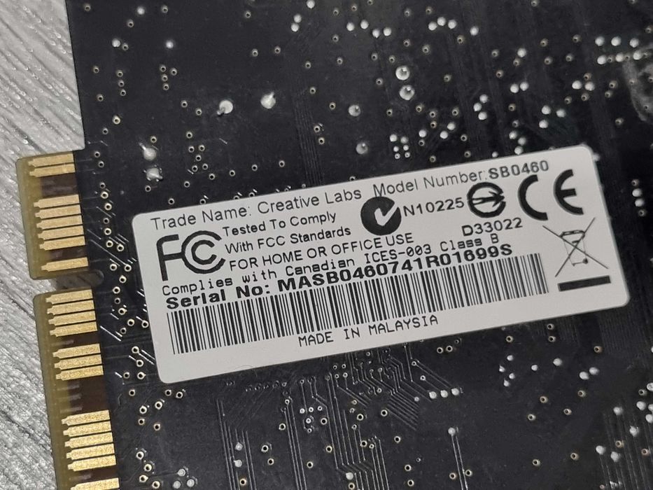 Sound Blaster X-Fi ExtremeMusic SB0460