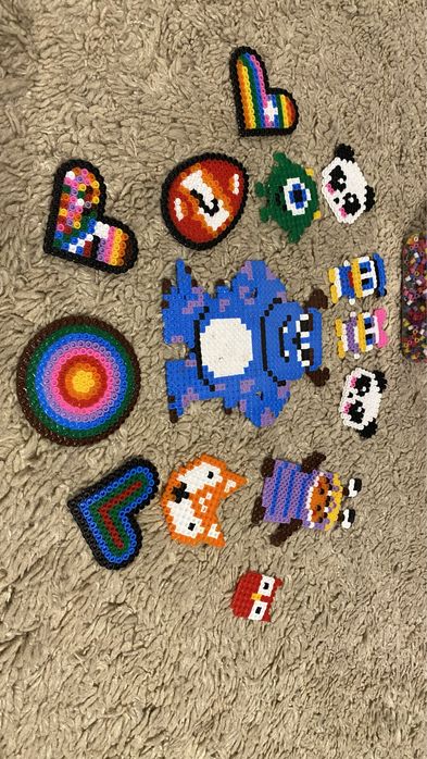 Miçangas térmicas - contas de plástico para brincar