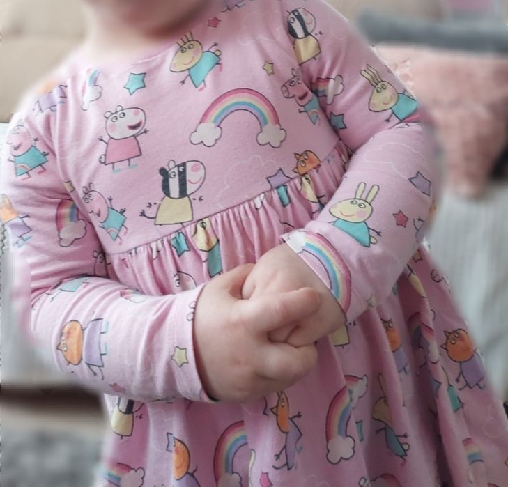 Sukienka tunika świnka peppa