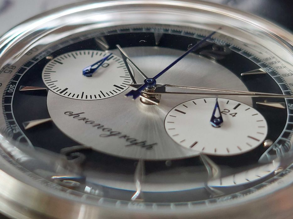 Kwarcowy chronograf Aimimo, Heritage Tuxedo homage (Seiko VK64)