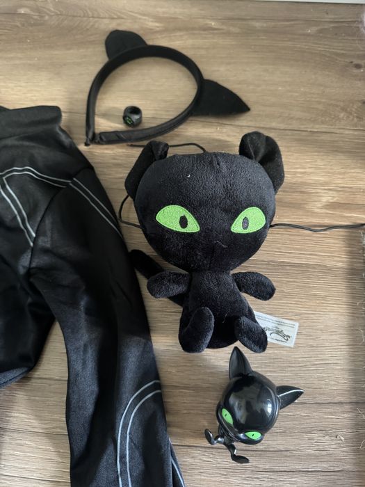 Strój czarnego kota Miraculum + akcesoria