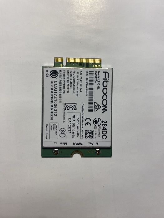 4G LTE Модем для твого ноутбука DELL, HP. DW5820E