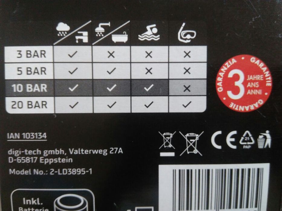 Zegarek kwarcowy że stoperem.