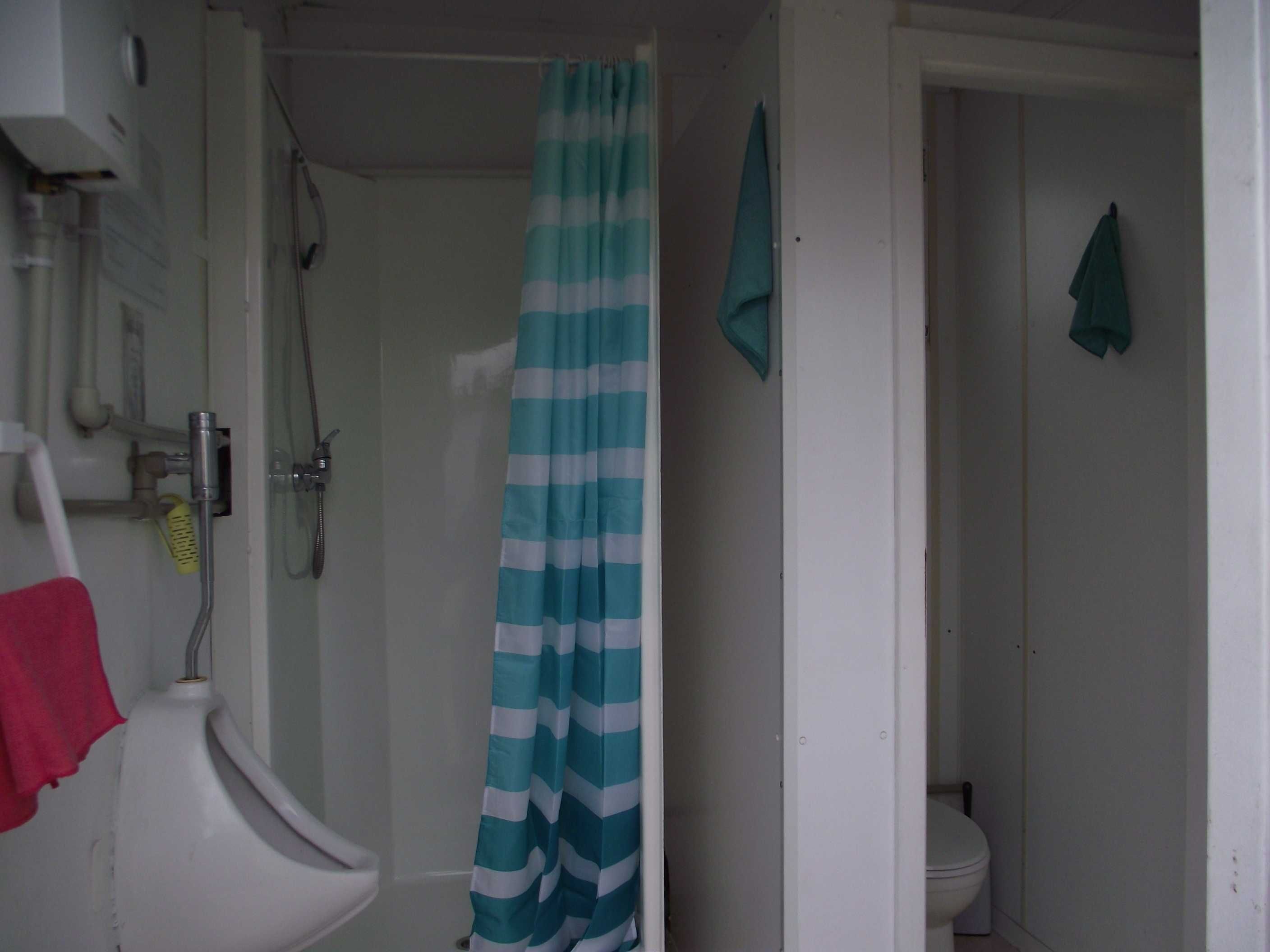 Kontener sanitarny WC damsko - męski z prysznicem socjalny prysznic