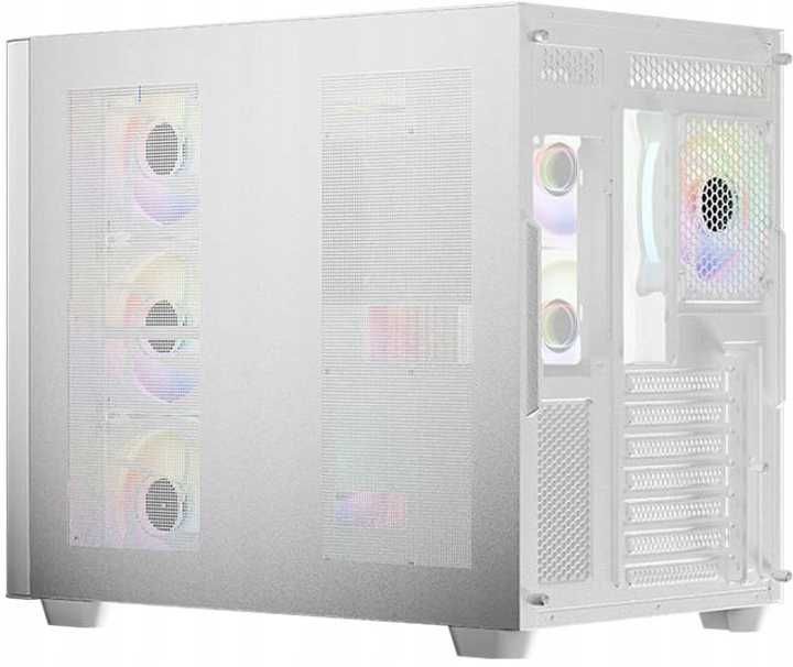 Obudowa Pc Lc-power 8001w Argb Atx Biała – Szklany Panel, Usb-c
