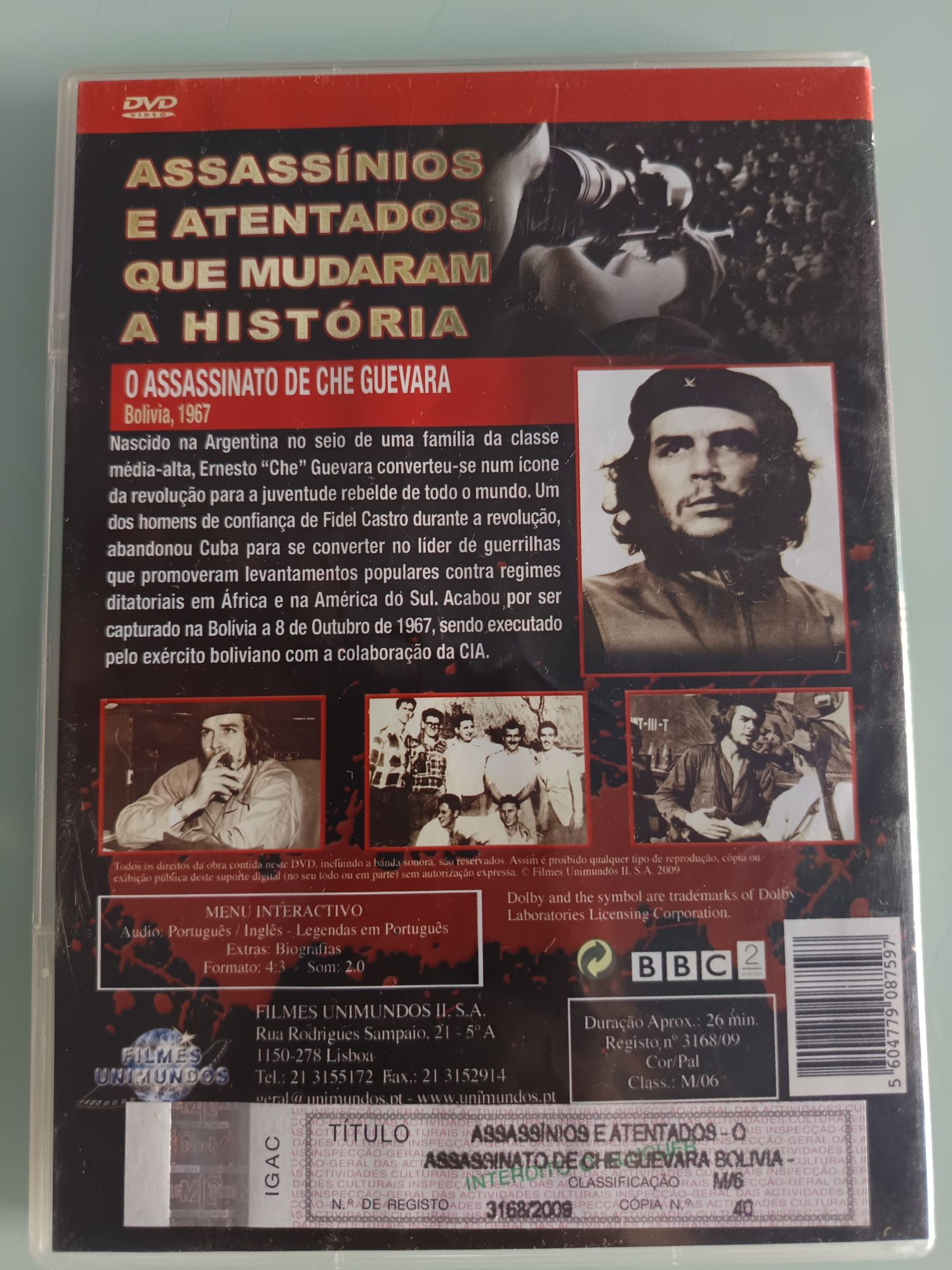DVD o assassinato de che Guevara