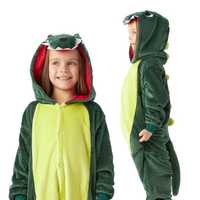 Piżama Onesie Kigurumi Kostium Przebranie Dinozaur 105-115cm