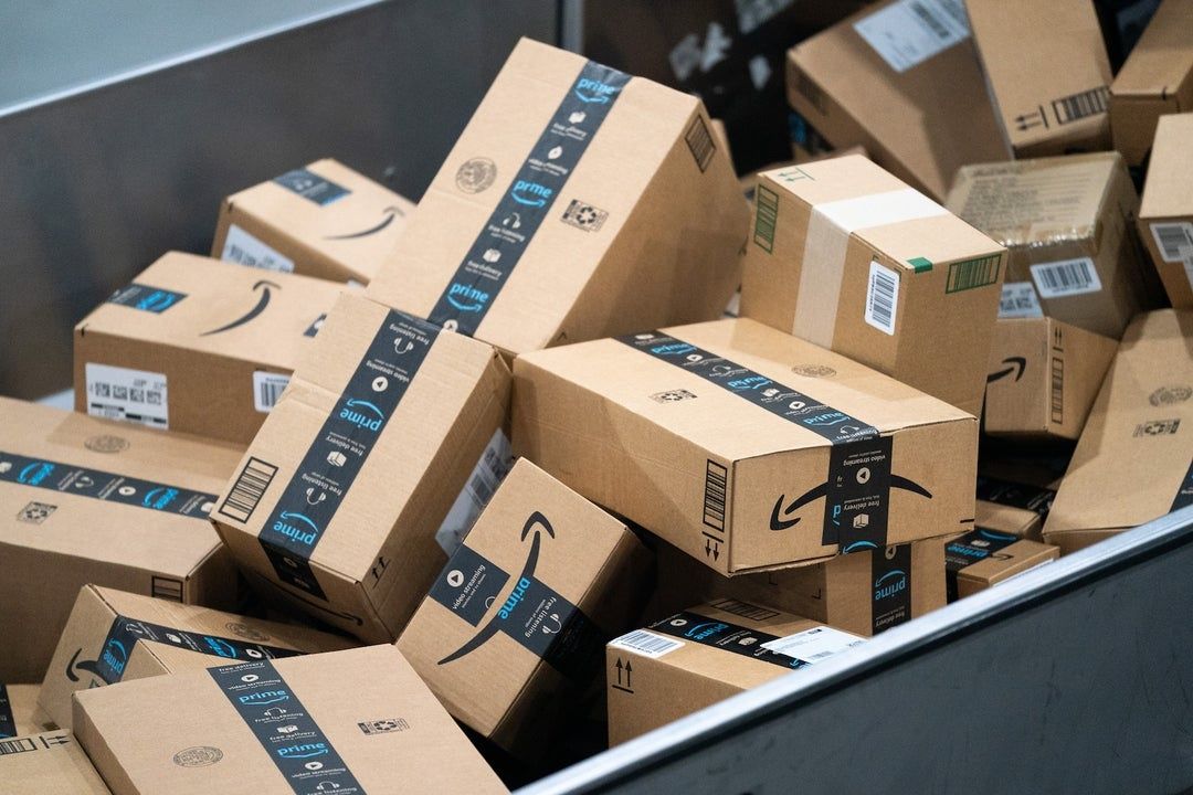 Paczki Amazon - pakiet 12 sztuk oryginalne paczki Amazon z Niemiec