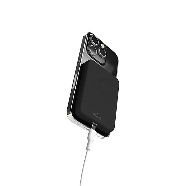 Powerbank Puro Mini Power Mag 4200mAh z MagSafe USB-C - czarny