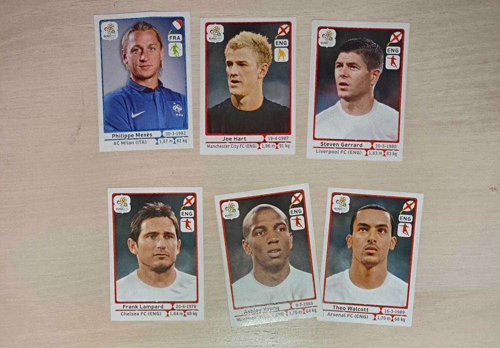 Cromos Euro/Mundial (Ler Descrição)
