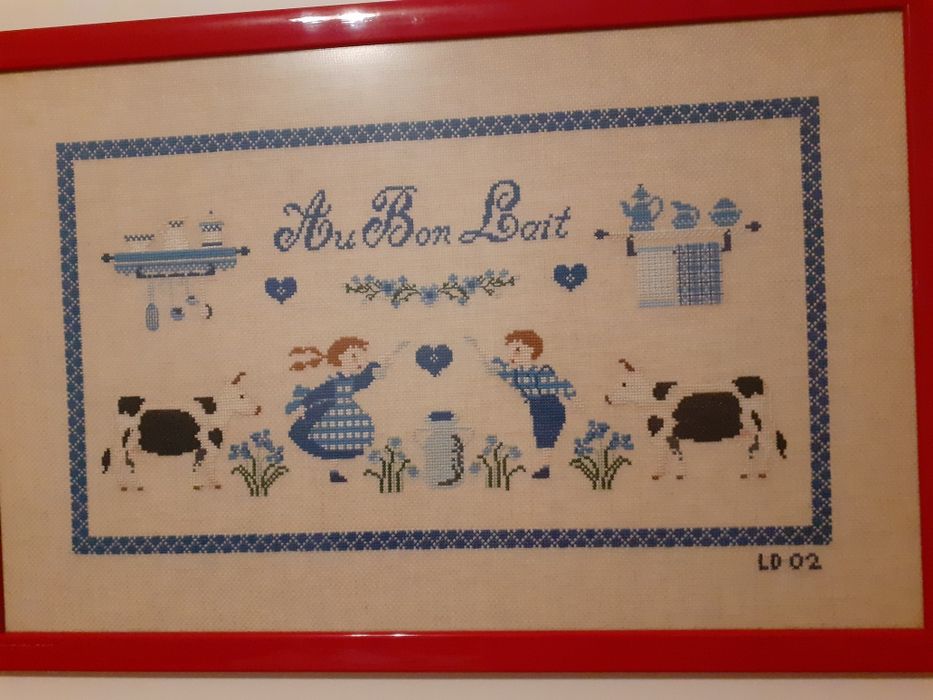 Quadro em ponto de cruz.