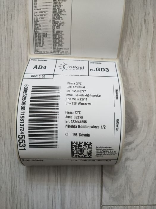 Drukarka etykiet kurierskich zebra zd420