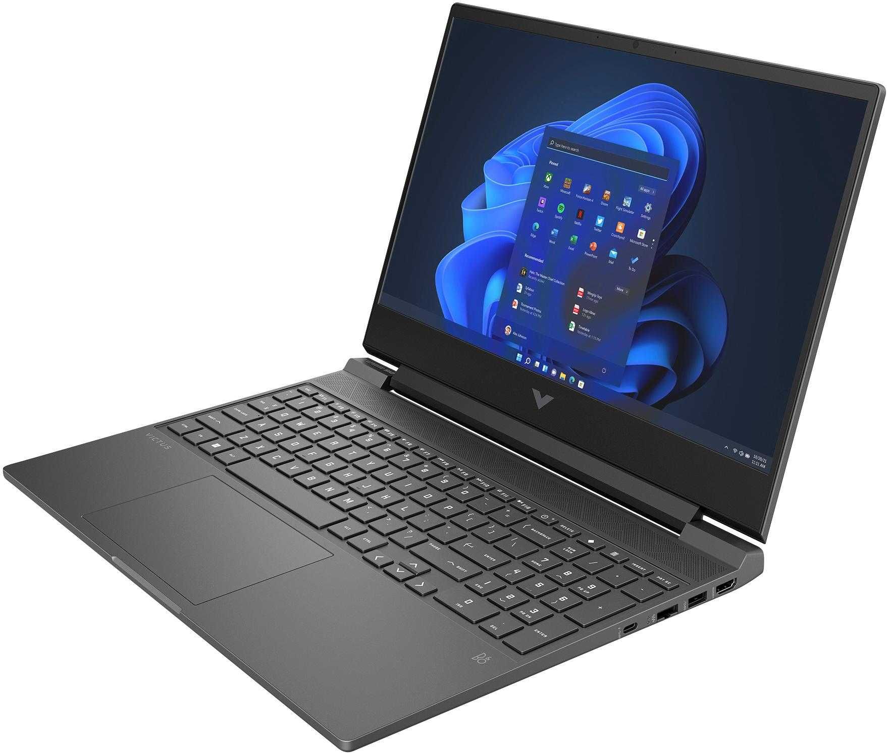 Laptop HP Victus 15-fa0001nw FHD i5 srebrny