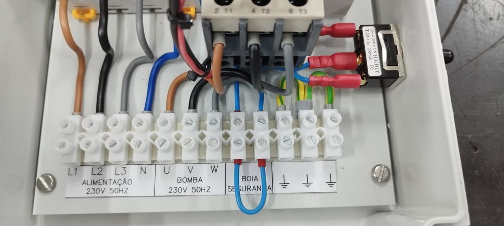 Quadro de piscina 230v/400v novo