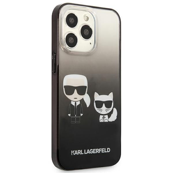 Obudowa Karl Lagerfeld do iPhone 13 Pro / 13 (6,1") - Czarny Gradient