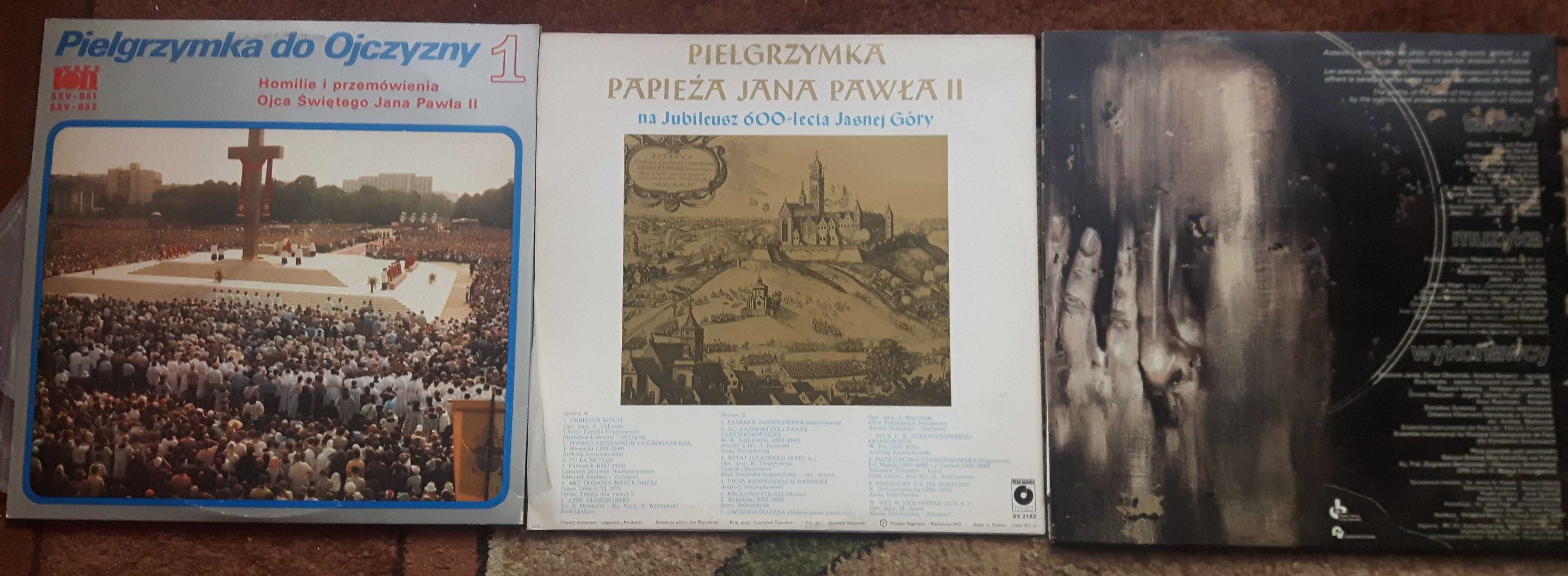 Winyle 3 sztuki Jan Paweł II, Kolbe