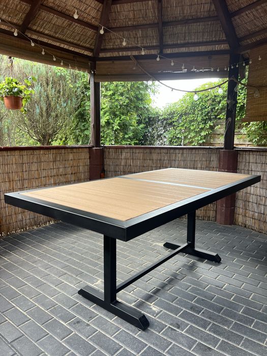 stół ogrodowy metalowy 2m