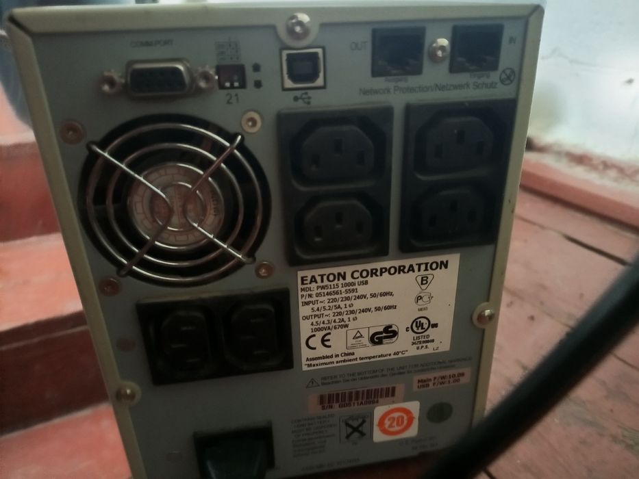 БЖД чистий синус EATON 5115 750i USB ИБП інвертор без АКБ