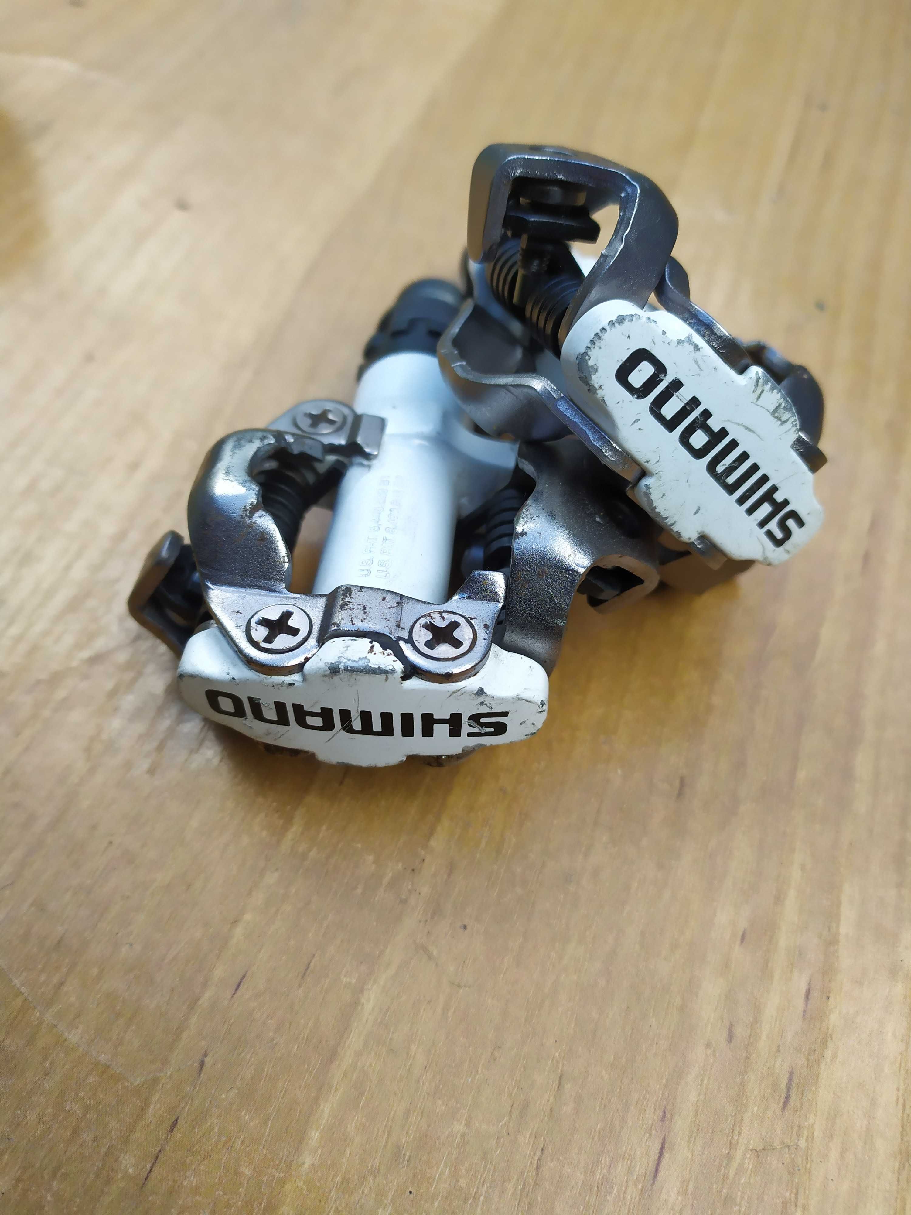 Shimano Deore pedały PD-M520 SPD Białe Polecam
