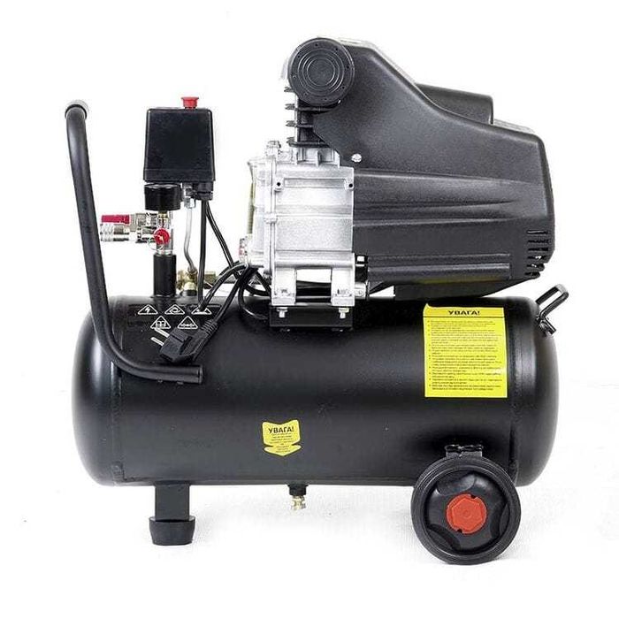 Компресор одноциліндровий 1.5кВт 24л, APRO воздушный компрессор