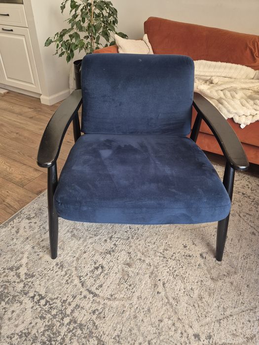 Duży fotel salon sypialnia