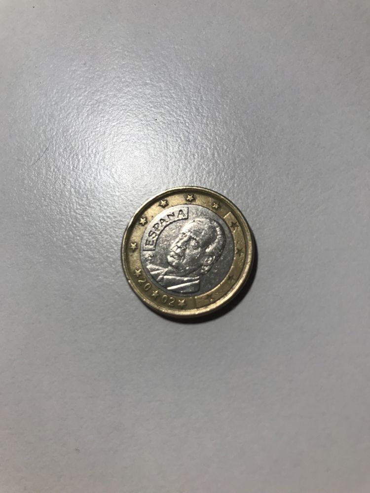 Moneta 1 euro król Juan Carlos I. 2002 Hiszpania/ ESPAÑA Coin E