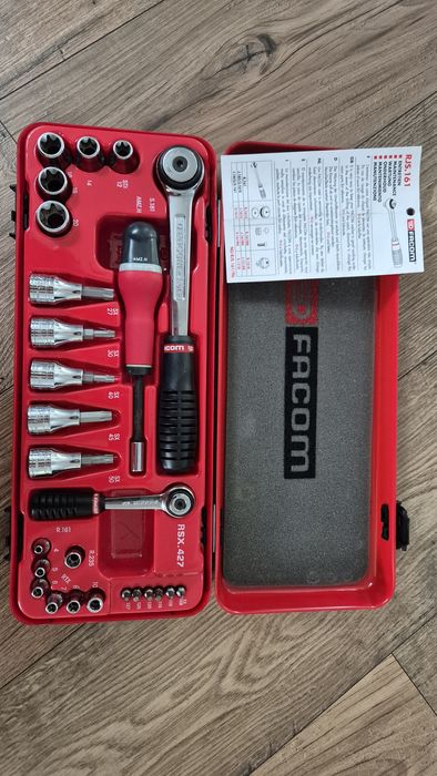 Набор бит и головок torx Facom. Франция.