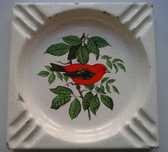 Cinzeiro vintage Hyalyn Porcelana Americana