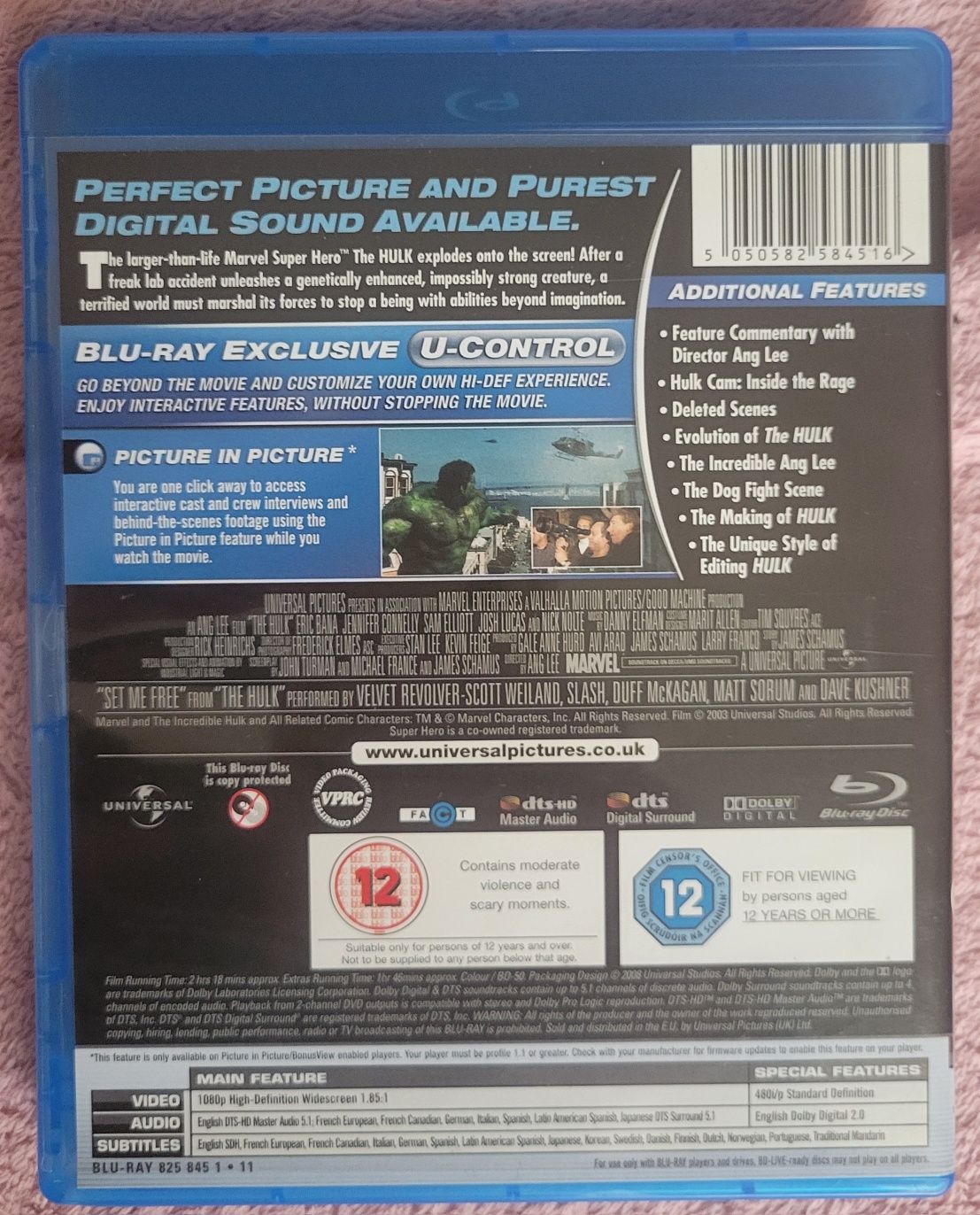 Bluray Hulk 2003