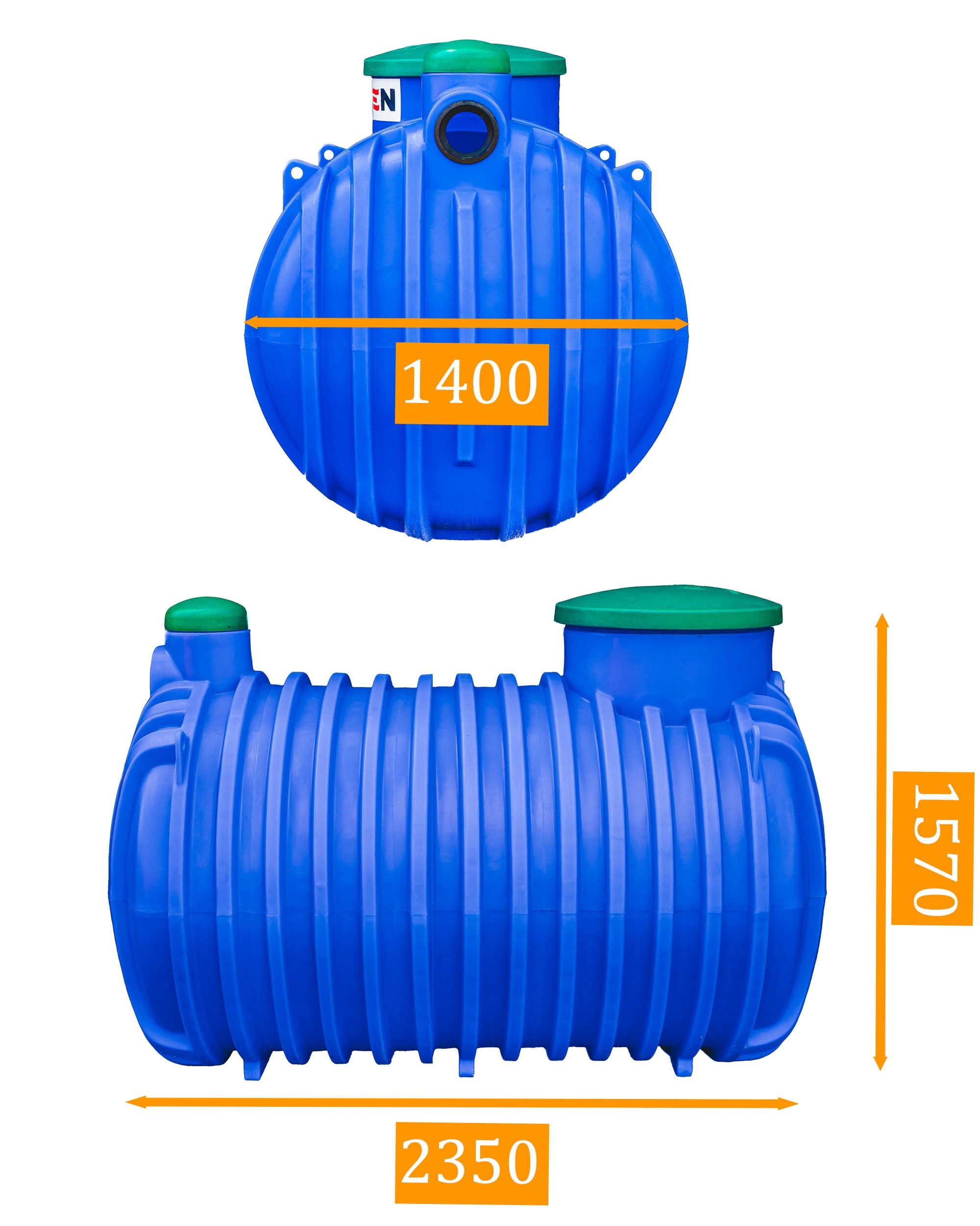 Zbiornik Na Deszczpwke Ekosystem Ogrod Professional+ 3000L