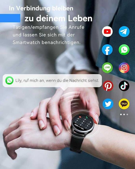 Smartwatch Tensky LW92 czarny