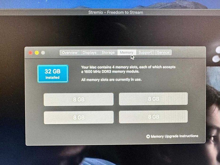 Apple iMac 27cali dysk240GB late2012