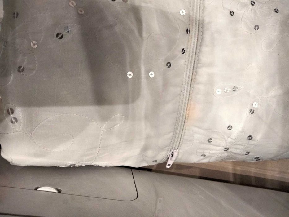 Zestaw niemowlęcy becik + kombinezon