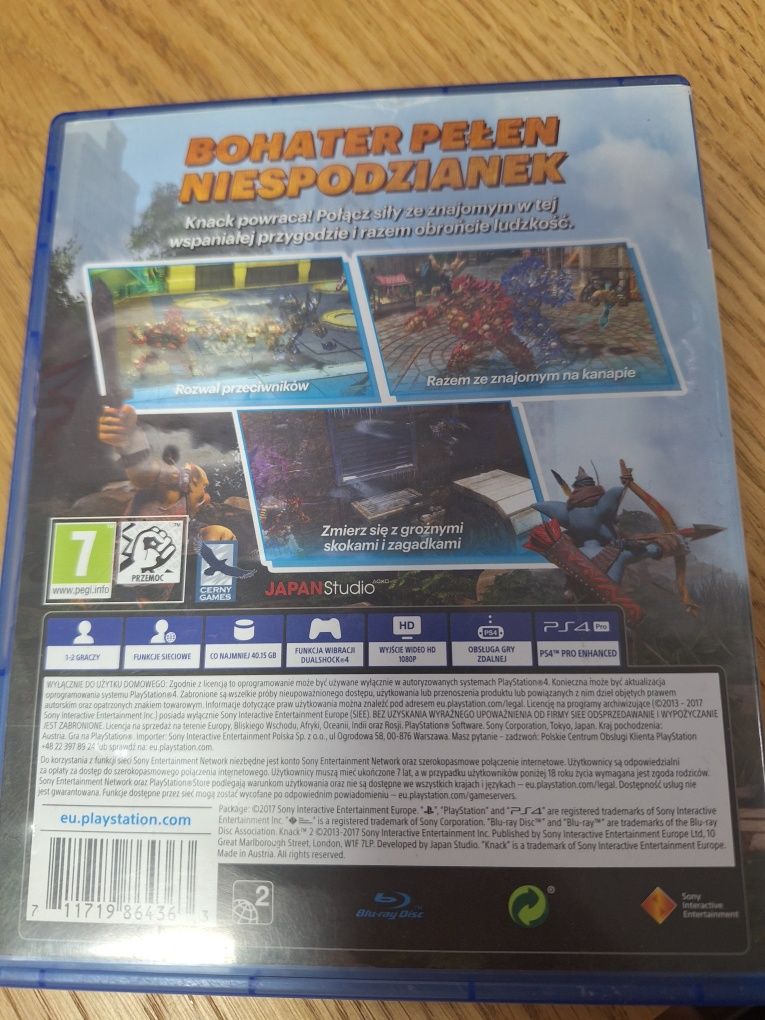 Knack II 2 ps4 po polsku