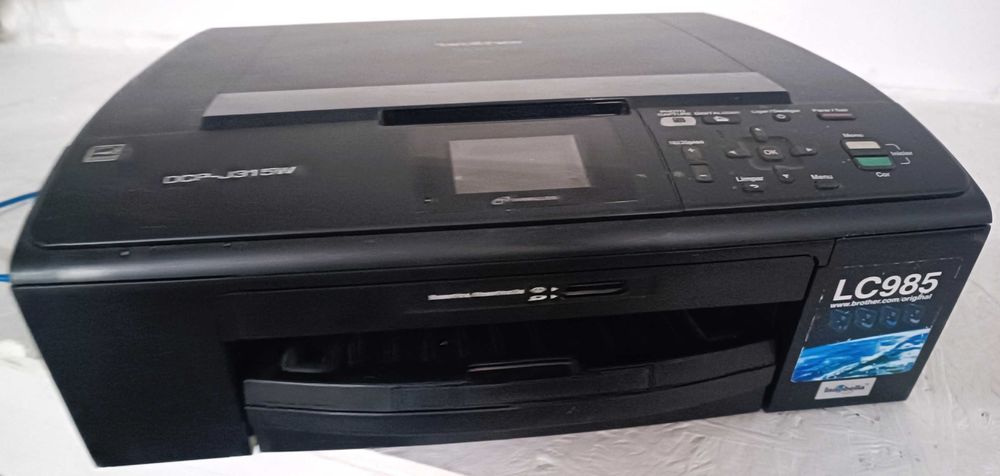 Computador, monitor e impressora