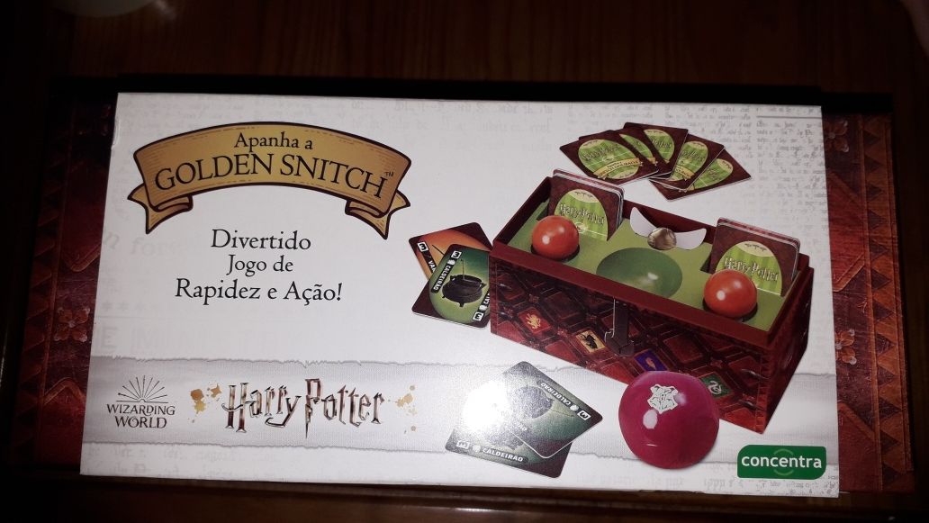 Jogo de tabuleiro harry potter quidditch da concentra selado novo