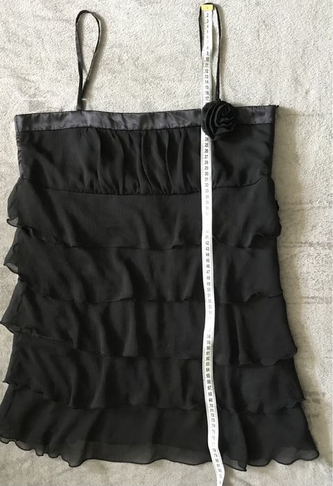 Сукня на бретельках чорна 42 XL 50