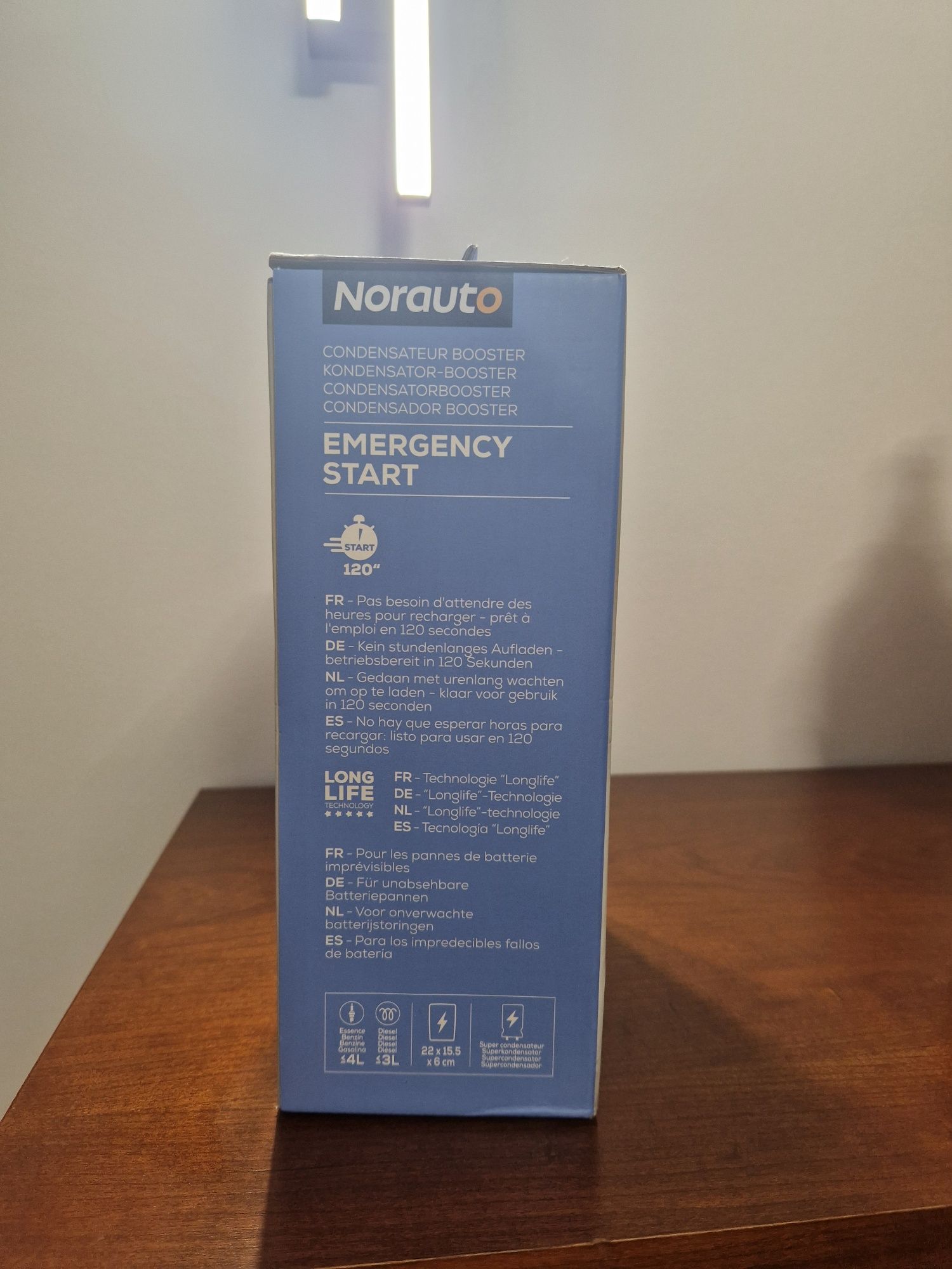 Carregador Booster NORAUTO Emergency Start Plus