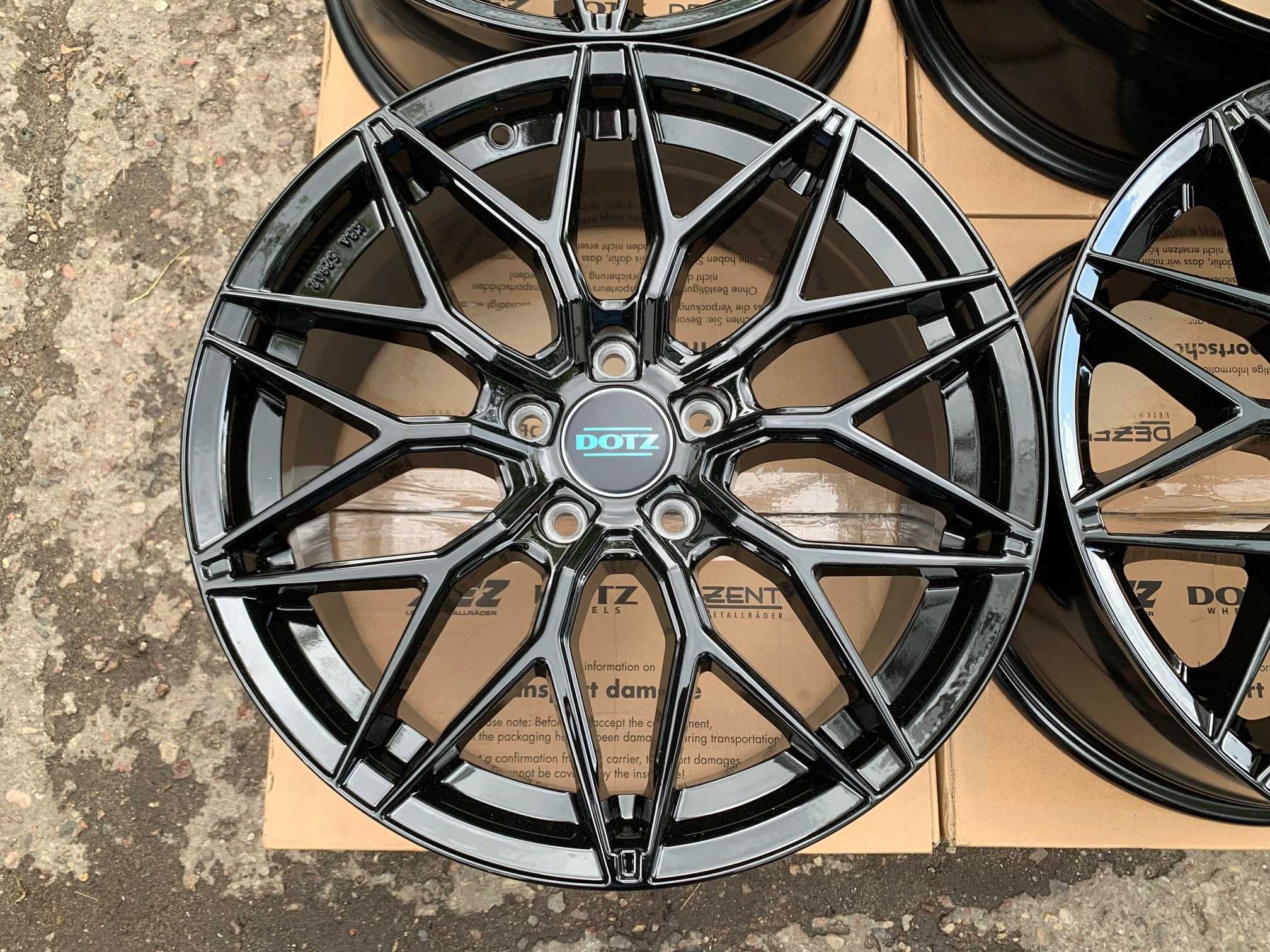 4x felgi DOTZ SUZUKA black 18"x8" roz. 5x114,3 ET 48 KIA MAZDA RENAULT