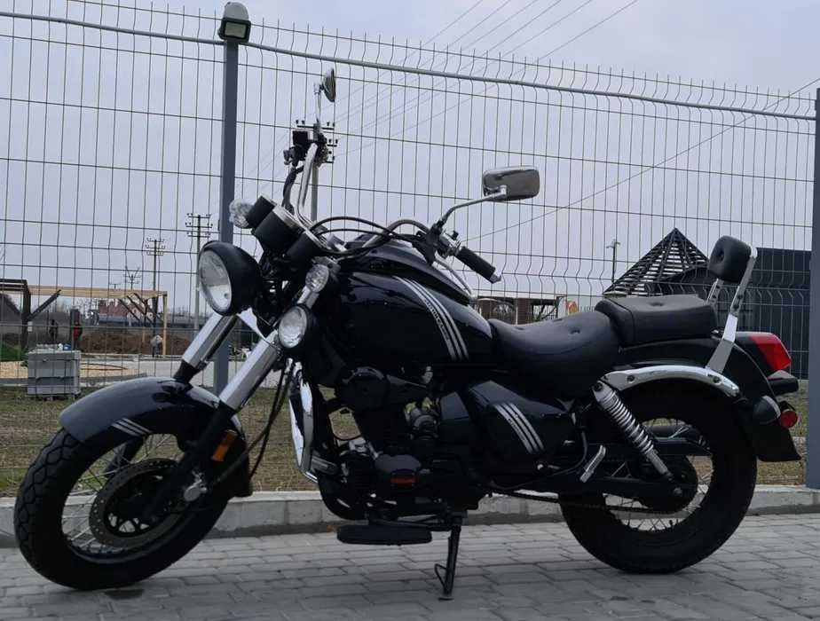 Новый Мотоцикл Чоппер Motoleader ML250 Travels Чёрный, КРЕДИТ, Сервис