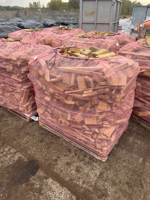 Drewno zrzyna opał DĄB z dostawą paleta luz m3