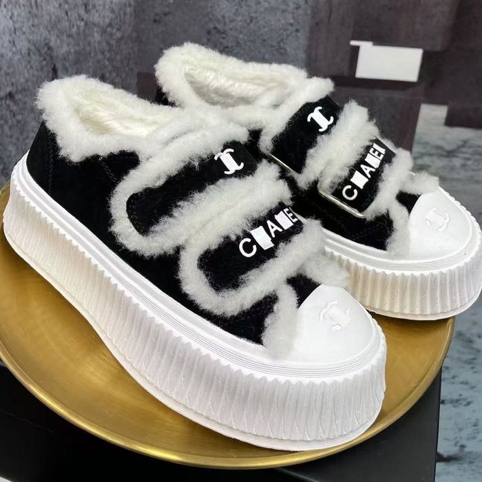 Теплі кросівки кеди зимові Chanel Шанель