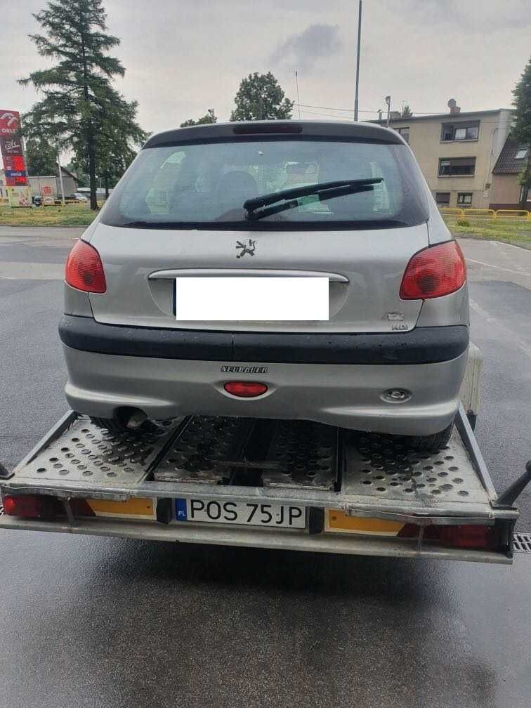Peugeot 206 1.4 hdi 5drzwi, kolor grafitowy kod lakieru EZAC na części