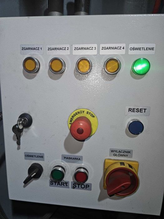 piaskarka, komora śrutownicza kontener 12mb